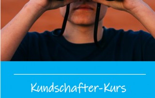 Neue Wege im Blick: Flyer-Motiv des Kundschafterkurses.