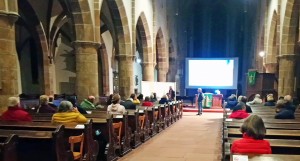 Regionalkonferenz der Kooperationszone "Storchengemeinden" am 29. September 2020, coronabedingt in der Stiftskirche Landau. Foto: privat