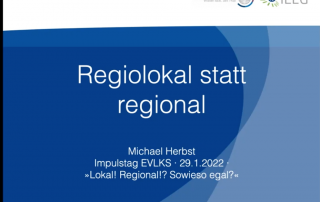 Regiolokal statt regional
